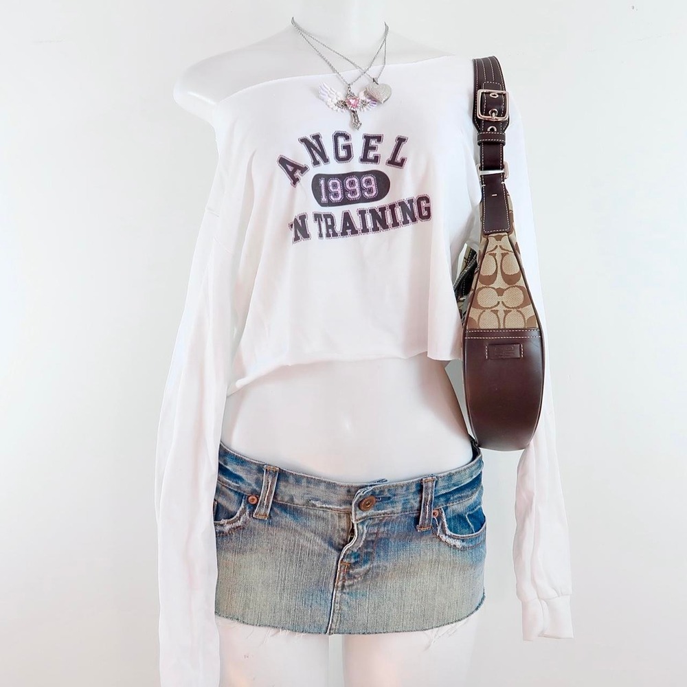 y2k angel 1999 graphic long sleeve top
